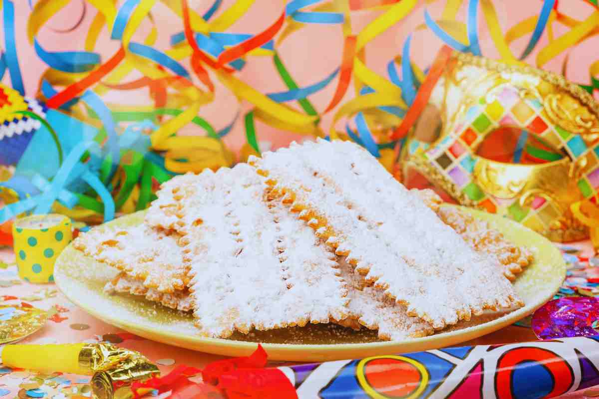 ricetta delle chiacchiere di carnevale