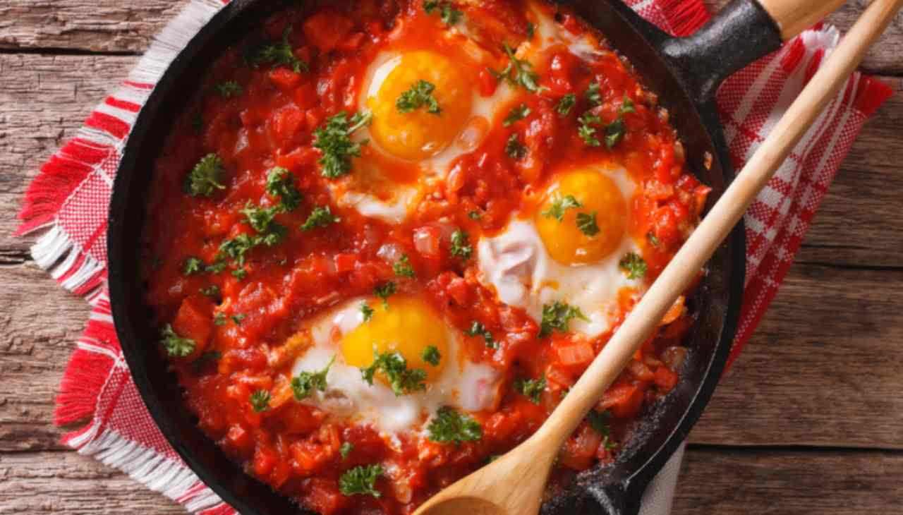 Mangiare le uova con il sugo di pomodoro: ecco perchè fa male