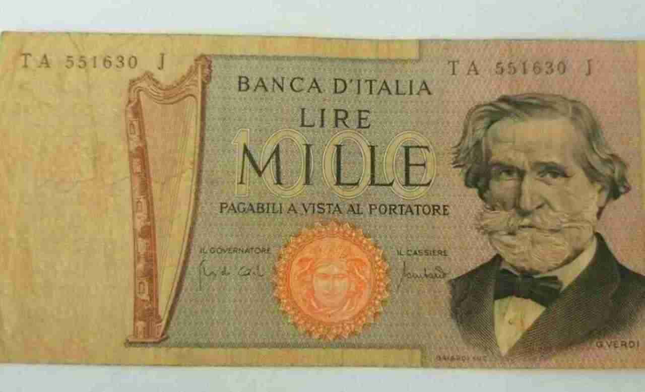 Se trovi Giuseppe Verdi su queste particolari 1000 Lire sei ricco: ecco quanto valgono